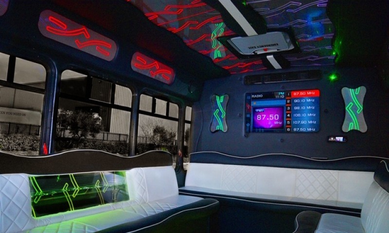 20 Passenger Bus interior