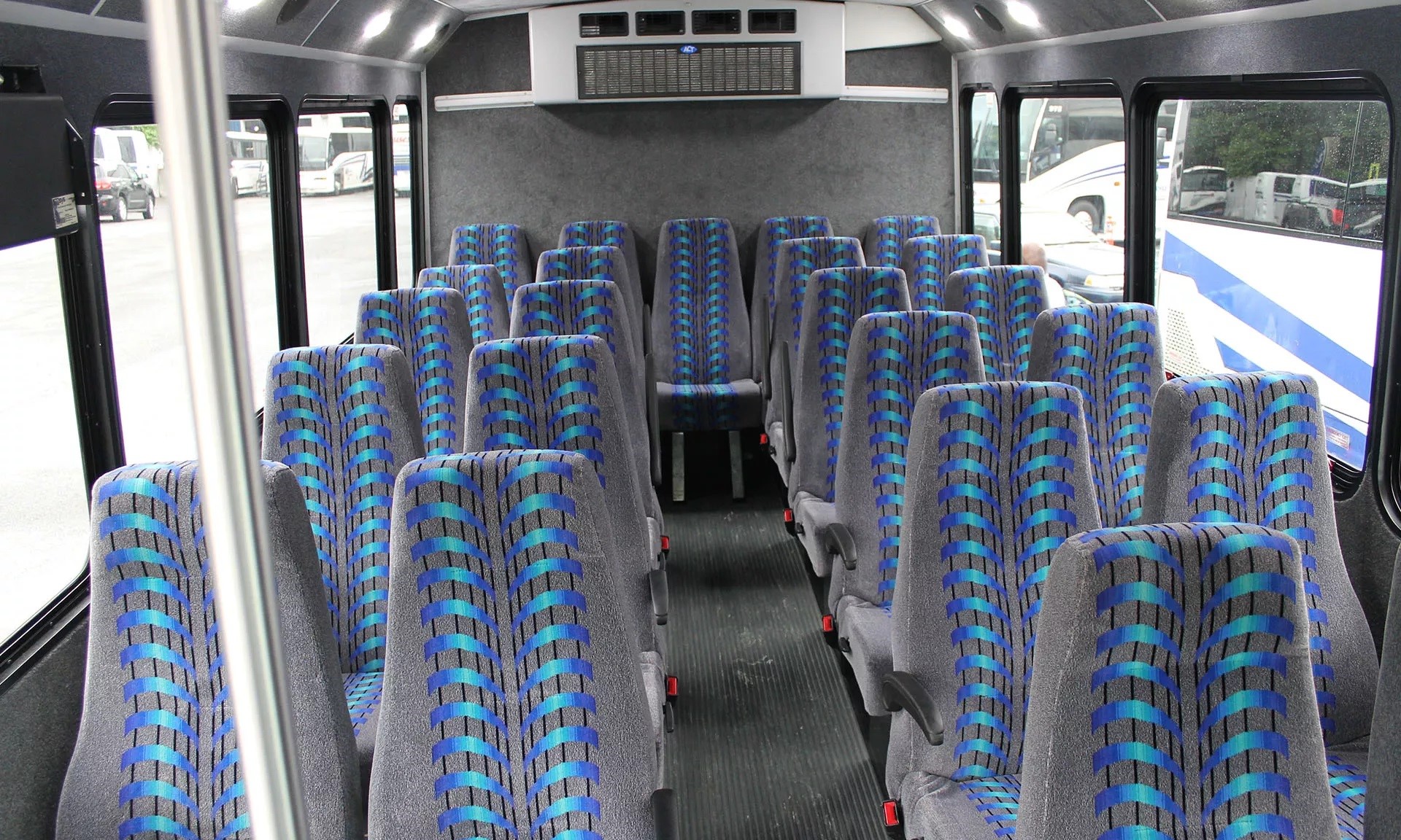 24 Passenger Bus interior